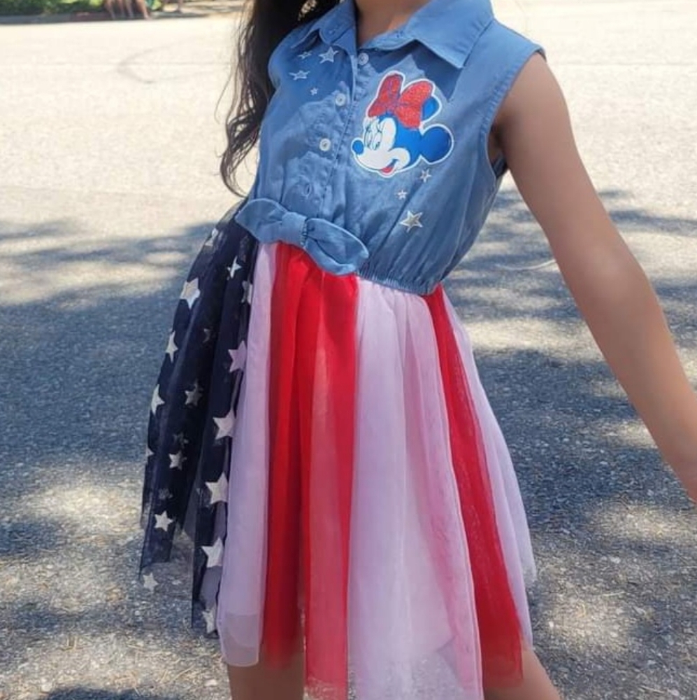 Toddler dress/ 4th of July